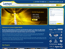 Tablet Screenshot of lemondm.co.uk